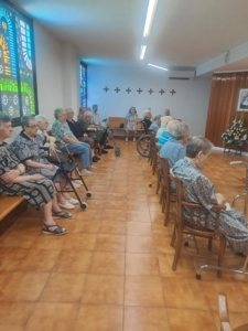 Fiesta de Santa Cándida, celebración del 9 de agosto en las enfermerías.