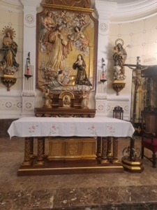 9 de agosto, fiesta de Santa Cándida. Celebración en la enfermería de Salamanca.