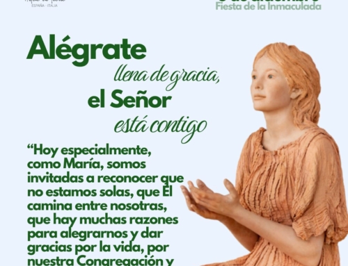 María del Mar Domínguez: “Hay muchas razones para alegrarnos y dar gracias por la vida, por nuestra Congregación y por ser Hijas de Jesús”